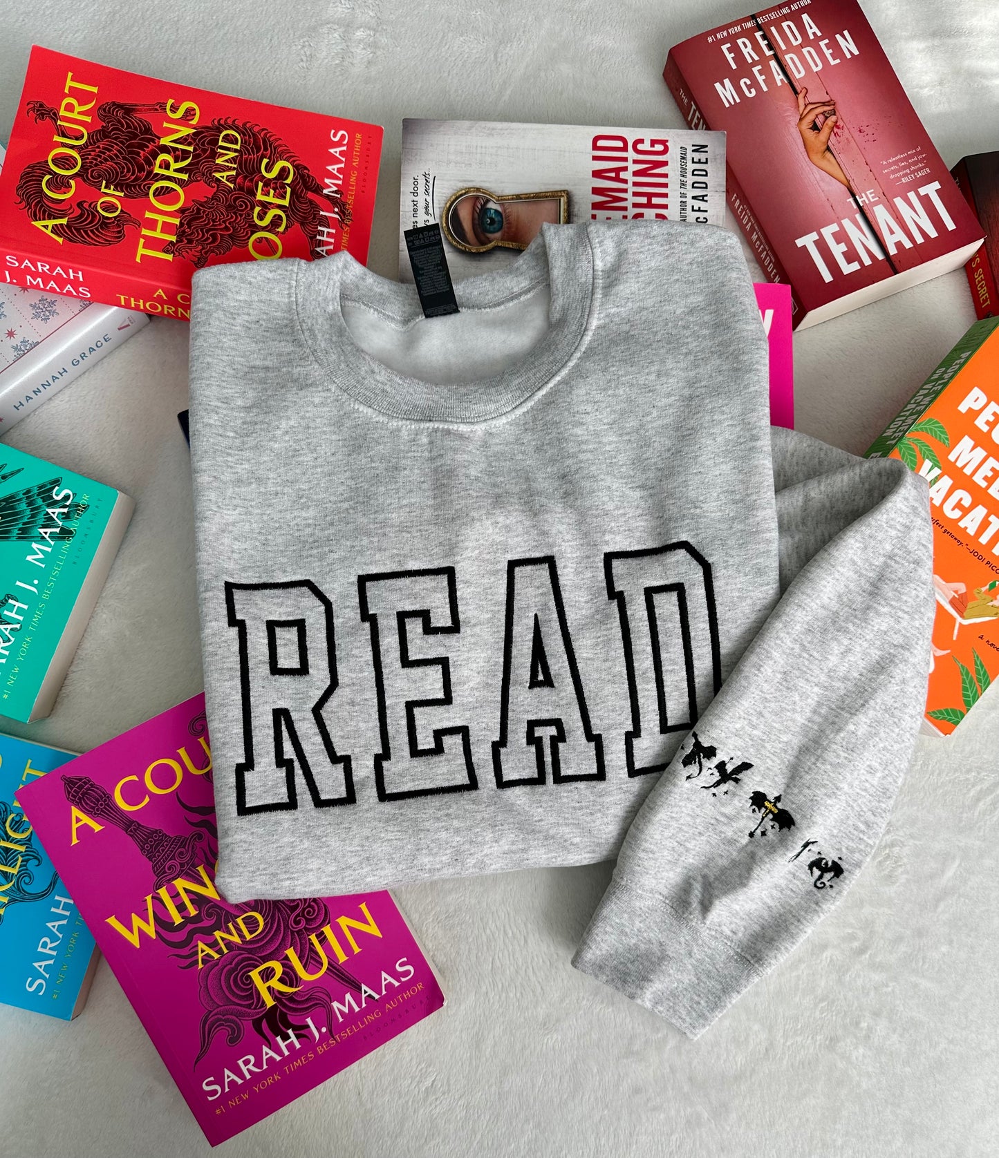 READ Embroidered Crewneck