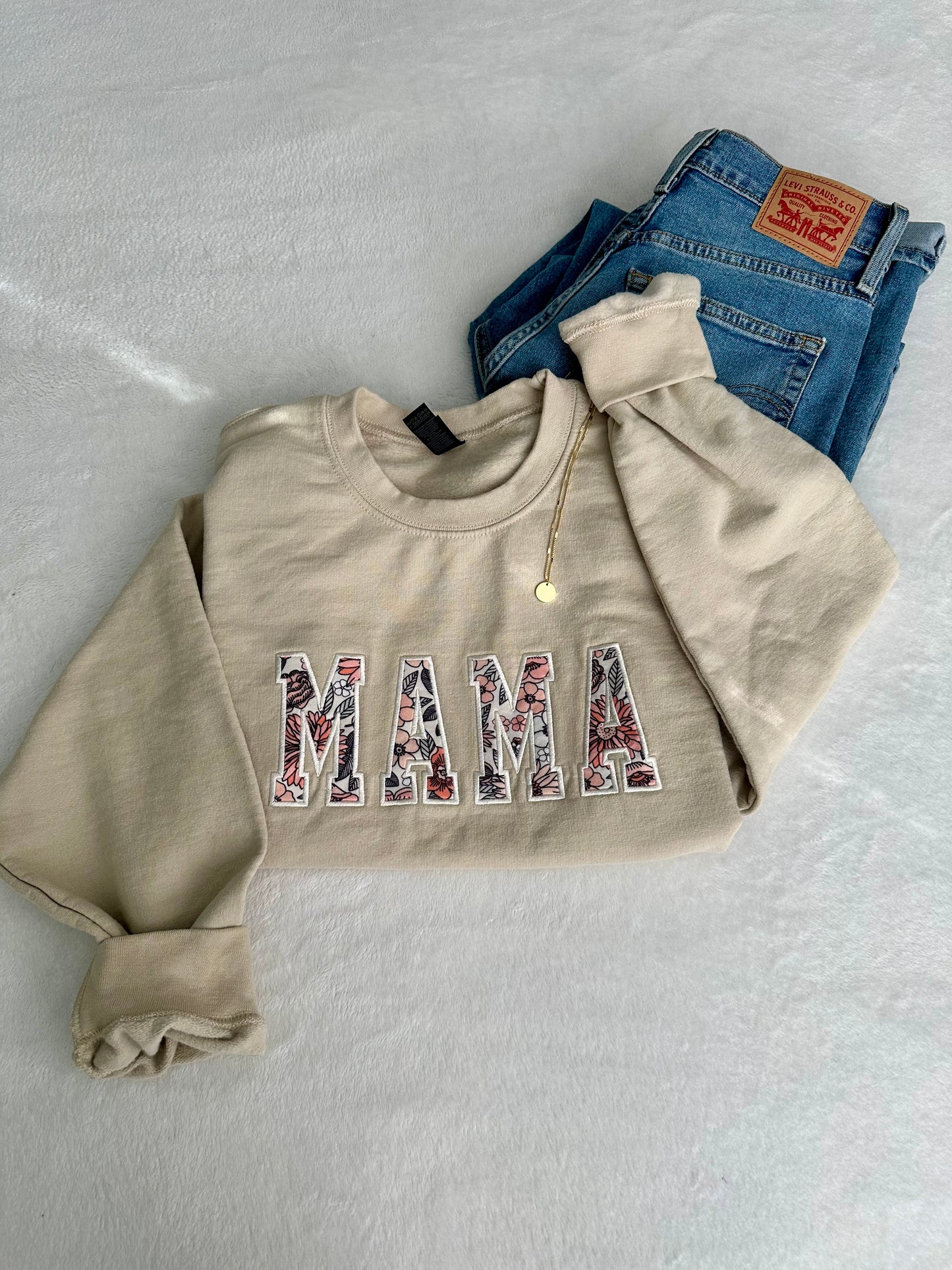 Custom Embroidered Keepsake Crewneck
