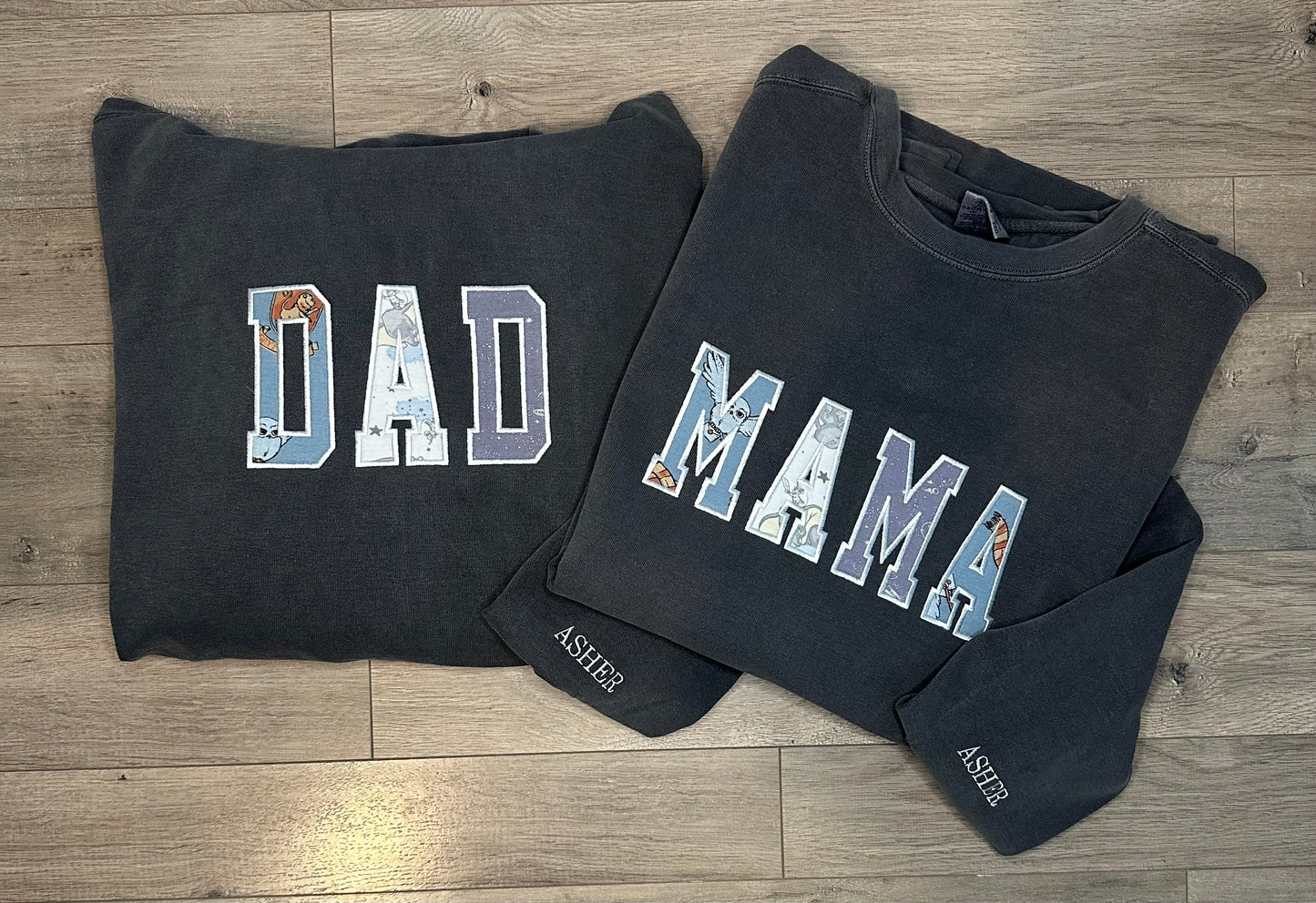 Comfort Colors Custom Embroidered Keepsake Crewneck