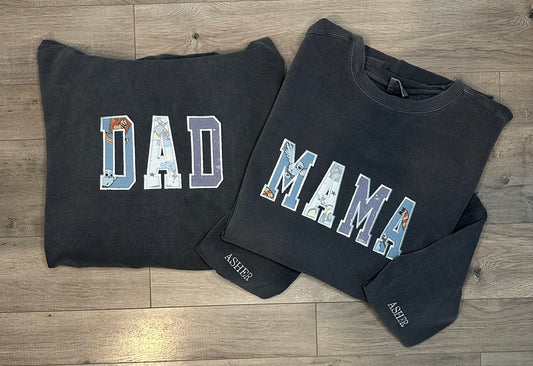 Comfort Colors Custom Embroidered Keepsake Crewneck