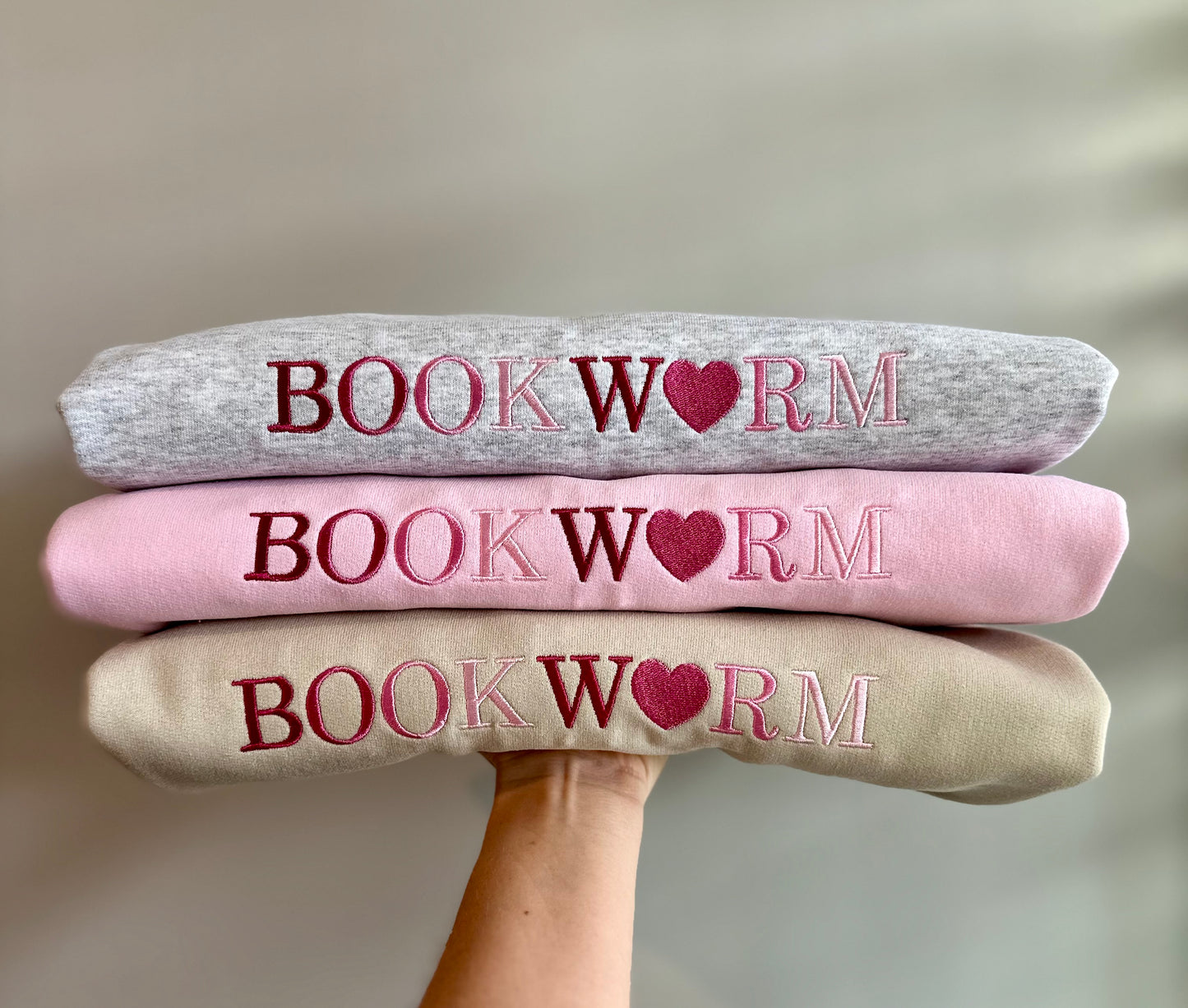 Valentines Day Bookworm Crewneck